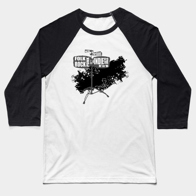 Drums and Styles Baseball T-Shirt by Warp9